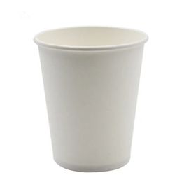 Gobelet jetable papier blanc gobelet café chaud gobelets en papier café thé lait tasse à boire accessoires fournitures de fête