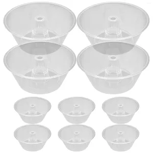 Tasses jetables Paies 10 PCS Popcorn Pouetable Bol de nourriture portable Snacks Plastic Delicate Beverage Cup épaissi des contenants de boisson épaissie