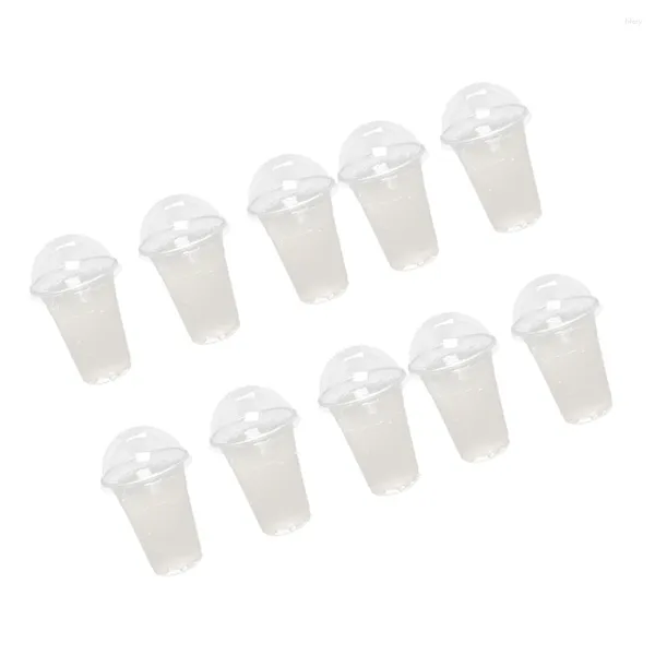 Tasses jetables Paies 100 pcs Dessert en plastique Thé laitement JUI CELAC