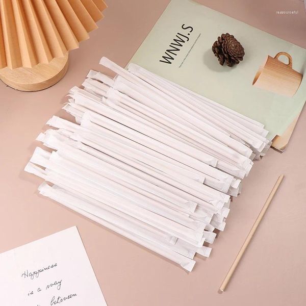 Cups jetables Paies 100pcs Eco Friendly Vintage Kraft Paper Wedding Favors Brinking Kids Birthday Party Decoration Event Event