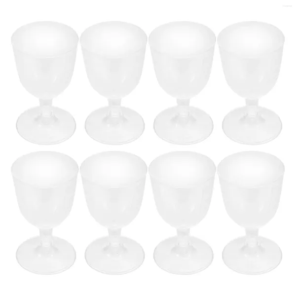 Paignes de tasses jetables 20pcs 170 ml de mousse de mousse Champagne rouge