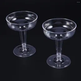 Paies jetables Paignes 30pcs Lunes pour Mary Sodas Cocktail Sundaes and Desserts (120 ml) Cup en plastique