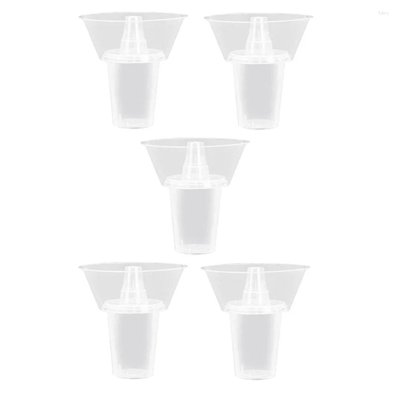 Disposable Cups Straws 5 Sets Snack Bowl Accessory Snacks Kids Delicate Outdoor Food Combined Beverage Cup Pp Travel Dessert