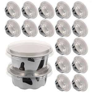 Wegwerp Cups Rietjes 50 Stuks Cheesecakes Aluminium Tin Papier Cup Taartvorm Muffin Voor Bakken Non-stick Ei mallen Cupcake Man