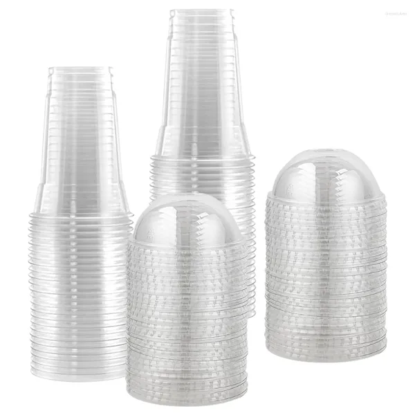 Vasos desechables, pajitas, 50 Uds., vaso accesorio para bebidas, portátil, plástico transparente, jugo, Pp, limonada de viaje