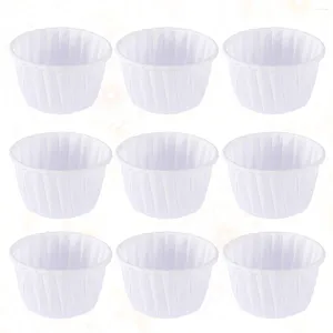 Wegwerpbekers Straws Cake Cup Muffin Cupcake Wrapper Bakbenodigdheden Accessoire Mini Paper