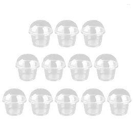 Gobelets jetables en plastique, pailles, couvercles transparents pour desserts, Mini bol d'apéritif parfait, boîtes à gâteaux au pudding, récipients à salade, bols alimentaires