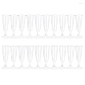 Wegwerpbekers Rietjes Transparante glazen Feest Plastic Roosterglas Voor Bruiloft