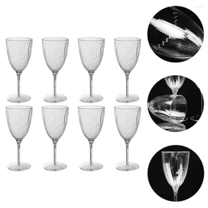 Gobelets jetables pailles vin en plastique flûtes à Champagne verres Cocktail gobelet à boire fournitures de Bar de fête de mariage