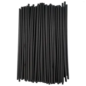 Dîner Dingel Varelle Paies de fête Fournites PP PP TUBES PLASTIQUES 100PCS THE BUNE DUSSERT / Milkshake Barres