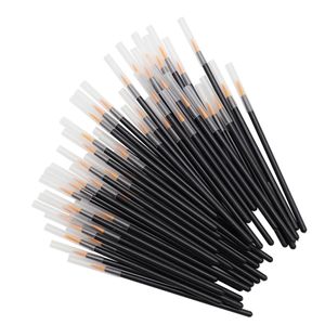 Wegwerp Eyeliner Borstels Individuele applicator SuperFine Fiber Swab Eye Liner Vloeistof Wand Eye Liner Professionele Borstel 50pcs / Set RRA1188