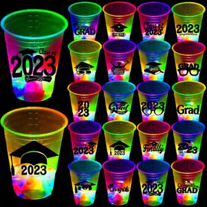 Cubiertos desechables 20 40 80 piezas 12 oz vasos de plástico blando para fiestas vasos de neón para suministros para el hogar 230228