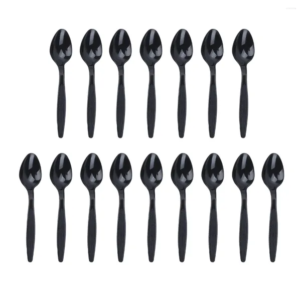 Couverts jetables 48pcs Spoons en plastique Kit de couverts Kit de table pour le graduation de pique-nique de fête de barbecue