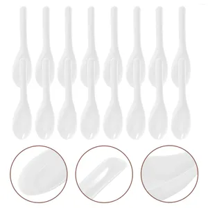 Flatware desechable 60 PCS Colander Mini Cucaras para postros Centráutico de cubiertos de oro