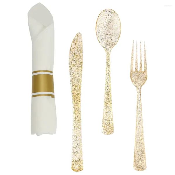 Kit de cuchara de cubo de cubierta de cubierta de cubo desechable C vajilla para el hogar Cinabro de boda suministros de plástico pesado utensilios de cocina el delicado