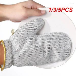 Gants jetables 1/3/5 pièces Double face argent vaisselle conception pratique ne colle pas au matériau du fil d'huile