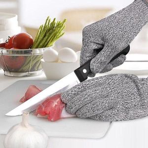 Gants jetables 1 paire de sécurité à la sécurité coupe-résistance anti-coupe gris gris nette work jardin boucher boucher magic jardinage gardin protège-gardien outil de cuisine