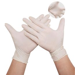 Gants jetables 100 pcs/lot gants de protection en nitrile usine Salon ménage caoutchouc jardin gants universels pour gauche et droite