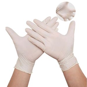 Gants jetables 100 pcs/lot gants de protection en nitrile usine Salon ménage caoutchouc jardin gants universels pour gauche et droite