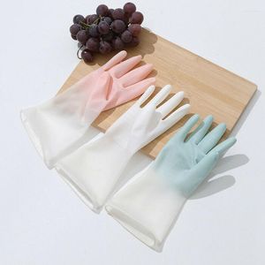 Gants jetables 1 paire vaisselle ménage nettoyage cuisine Durable Latex lavage vêtements caoutchouc vaisselle travaux ménagers