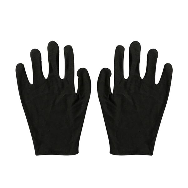 Gants jetables 1 paire Protection solaire conduite hommes femmes élastique mince gant mode couleur unie coton été crème solaire noir blanc