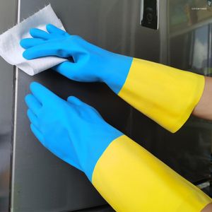 Wegwerphandschoenen Cid- en alkalibestendige reiniging voor huishoudelijke scrubbe Herhaalbare keukenafwasrubber