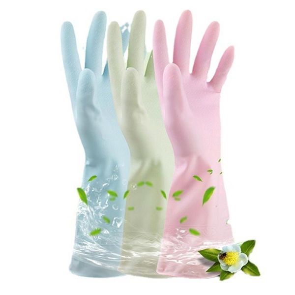 Gants jetables nettoyage imperméable à l'eau vaisselle blanchisserie ménage Durable arbre à thé huile essentielle combinaison avec Pvc