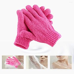 Guantes desechables Cinco dedos Baño Toalla de ducha para el hogar Exfoliante Lavado corporal Niños Suministros para el hogar Toallita elástica Limpieza de baño