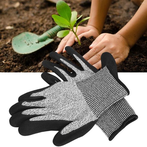 Gants jetables HPPE résistant aux coupures niveau 5, Protection des mains Anti-coupure pour le jardinage