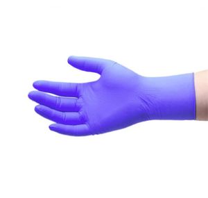 Gants de protection jetables en nitrile nettoyage des gants alimentaires universel ménage jardin nettoyage gants usine XB1