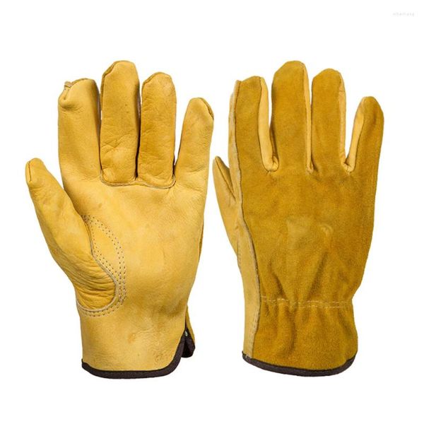 Guantes desechables Protección de trabajo de cuero Seguridad Jardín Ropa de trabajo Herramientas de seguridad de alta calidad