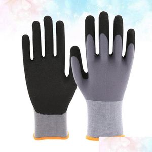 Gants jetables Paire de vêtements de jardin de sécurité imperméables et résistants aux coupures travaillant pour couper le tranchage sculpture sur bois jardinage Drop Delive Dhbe2