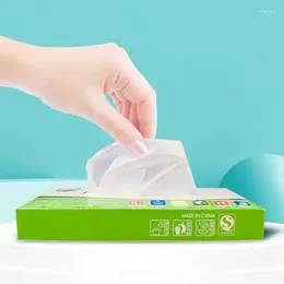 Gants jetables sanitaires pour salle de bains en plastique cuisine transparente 100 pièces/boîte nettoyage ménager