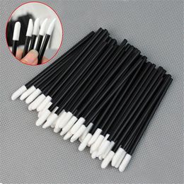 Wegwerplipborstel Lipgloss Wands Applicator Make-up Cosmetische Tool Black Color Makeupbrush Supply Wholesale WQ341-WLL