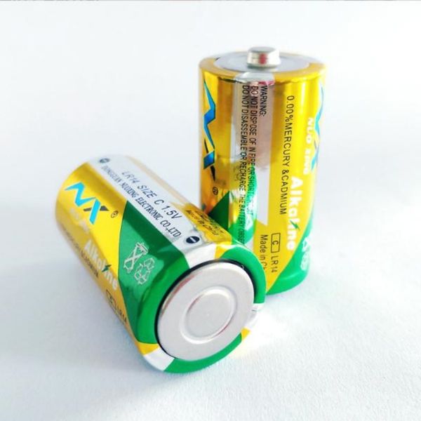 Batería ALCALINA LR14C desechable 220mAh 1.5V Paquete de baterías de batería seca para cámara, linterna, luz LED, caja de música, lámpara de jabón de manos, peso