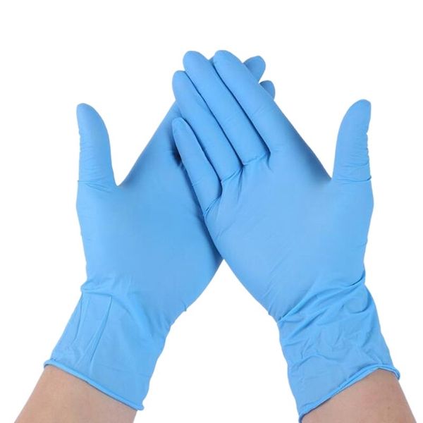 Gants en latex en nitrile jetable 3 types de spécifications Gants anti-acides anti-acides en option des gants de gants en caoutchouc B