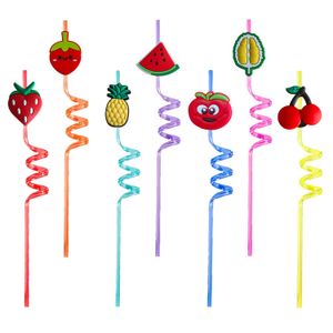 STS plastique jetable fruits et légumes dessin animé fou pour la fête de la mer Favors Boire des enfants d'anniversaire pour enfants