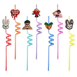 Plastic jetable Sts Sts Bad Rabbit 51 Carton fou sur le thème pour les enfants Drinking Supplies Party Decorations Summer St With Dec Otlad