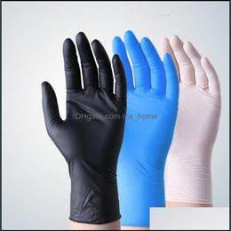 Gants de protection jetables en nitrile Ménage Jardin Nettoyage Kd1 Drop Delivery 2021 Cuisine Fournitures Cuisine Salle À Manger Bar Maison Hgvuq