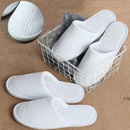 Wegwerp slippers coral fleece antislip huis gasten dikker reizen hotel witte zachte comfortabele delicate wegwerp slippers rre11752