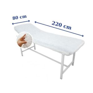 Cubierta de mesa desechable Hojas de camilla plana de tejido Cubierta inferior de la cubierta Massage Massage Beauty Care Accesorios 80x220cm230y