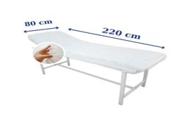 Wegwerptafel omvat tissuepoly platte brancardbladen onderpand deksel gemonteerde massage schoonheidszorg accessoires 80x220cm5352127