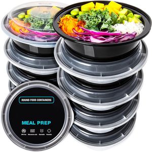 Wegwerp Take Out Containers 10 Stuks Lunchbox Outdoor Activiteiten Reizen Magnetron Verwarming Voedsel Container Plastic Opslag Snack 230728