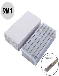 Tatouage jetable Aigneles préalables stériles stériles 9m1 Magnum 50pcs Tattoo Needles6279009