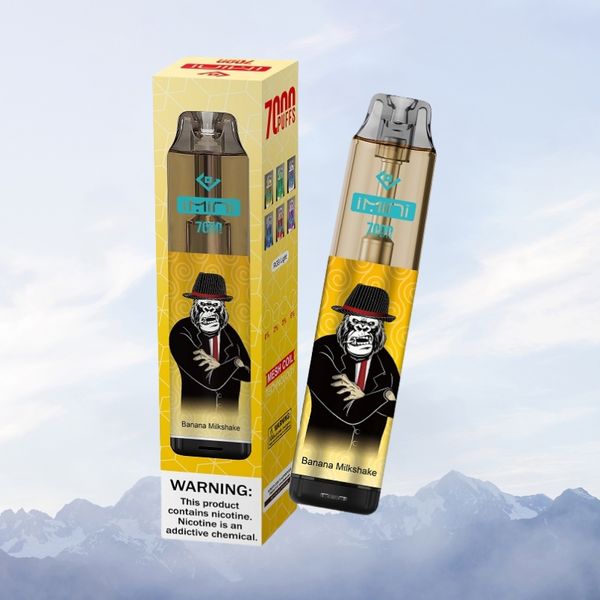 Vape de vape desechable Pen 7000 7k Puffas Cigarrillos electrónicos desechables 15 ml de malla de malla 6 Colores brillantes Recargables Adjustables al aire 0% 2% 3% 5% Buen precio