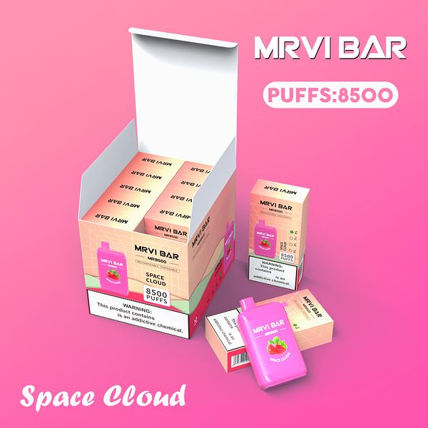 Vape jetable Puff 8500 Stylo vape MRVI BAR Cigarettes électroniques jetables Kit de démarrage original MrviBar Vapes jetables Cartouche préremplie de 15 ml Vape