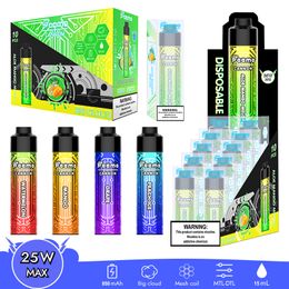 Kit de démarrage jetable Vape 850 mah batterie type-c Feemo Cannon cigarette électronique jetable Big Cloud 0,5 ohm avec 18 ml de liquide 0,8% nic au meilleur prix