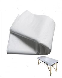 Dispose de lit de massage blanc jetable couvercle de table plate étanche à 10 feuilles un pack7733072