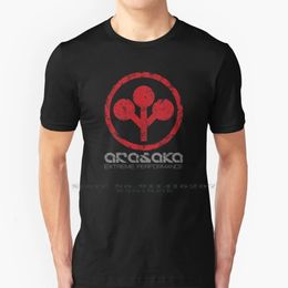 La angustiada arasaka corp t camiseta 100% puro juego de juegos de algodón videojuego Noche de la ciudad ciber corporal arasaka grunge keanu 240420