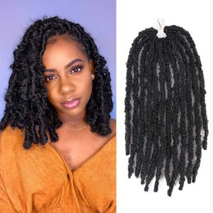 Bedroefde faux locs haakhaar vooraf gekochte verontrustende locs haakhaar ombre locs vlecht haar